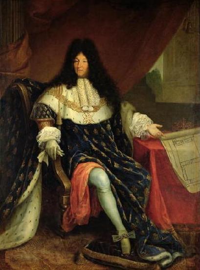 unknow artist Portrait of Louis XIV of France France oil painting art